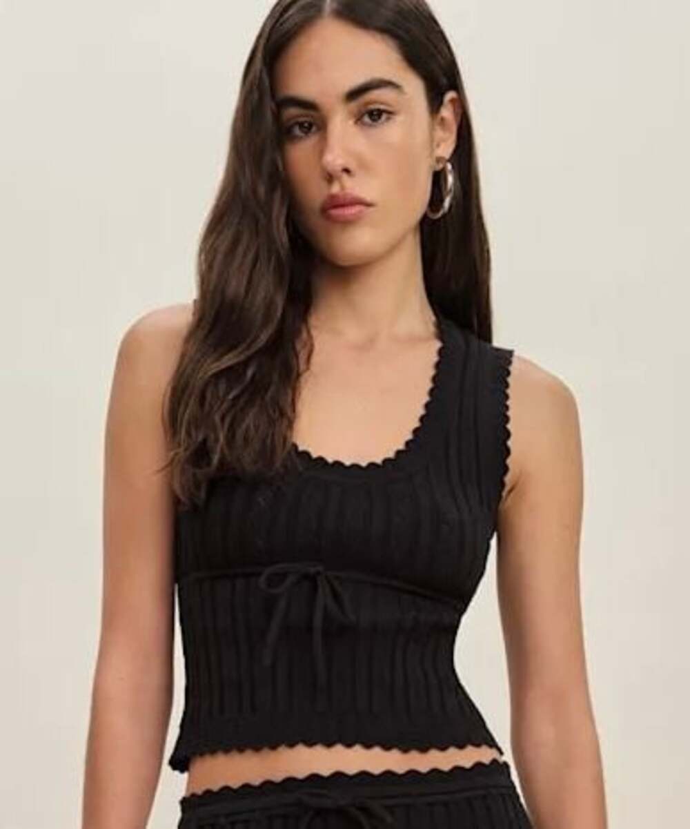 Reformation Erin Cotton Knit Top NWT